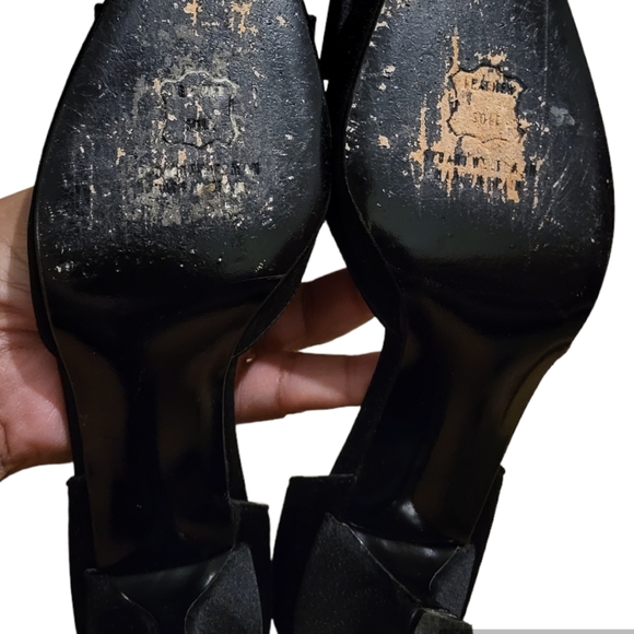 Stuart Weitzman D'orsay kitten heel bow pumps - 7 - Picture 4 of 5